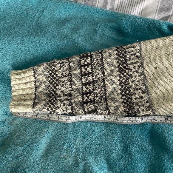 Mixed Grays Patterned Sweater - M - Picture 6 of 6